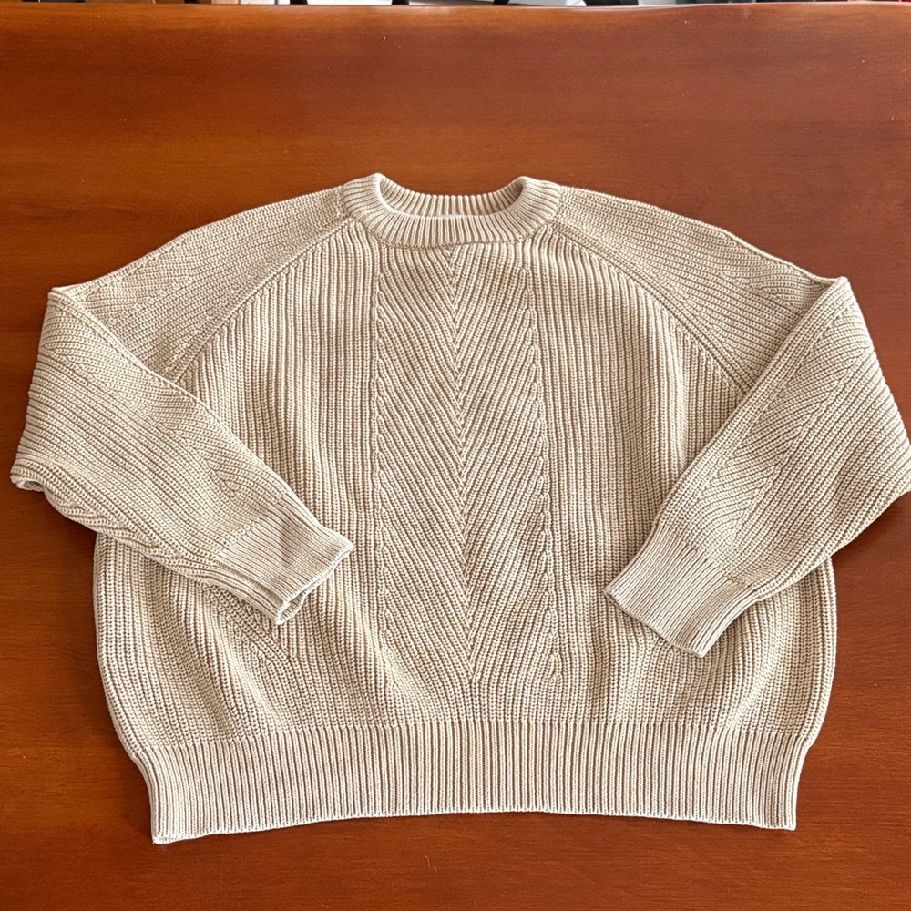 Demylee tan sweater cotton